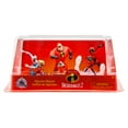thumbnail image 1 of Disney Store The Incredibles Figure Play Set Playset Cake Topper Violet Dash New, 1 of 3