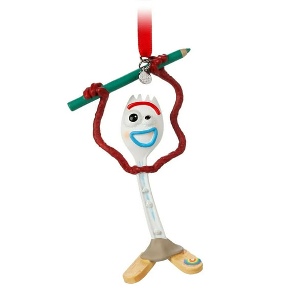 Disney Store Toy Story 4 Forky Christmas Holiday Sketchbook Ornament 4 1/4" H