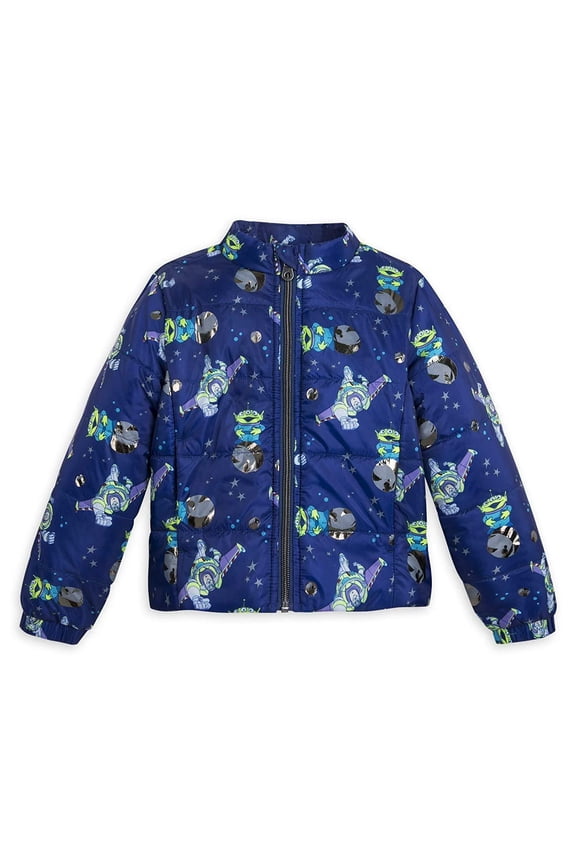 Toy Story Buzz Lightyear Lightweight Quilted Jacket Boy Size 5/6