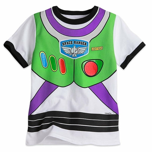 Disney Toy Story Buzz Lightyear Costume Short Sleeve T Shirt Boy Size 5/6