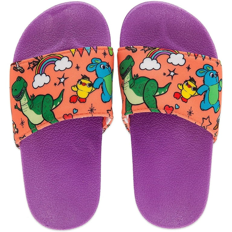 Disney Store Toy Story Slides Sandals Flip Flops Kids Size 11/12
