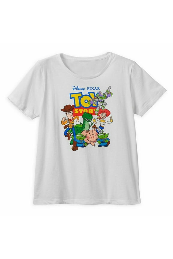 Store Toy Story Womens T Shirt Size Medium Buzz Woody Rex Jessie Hamm