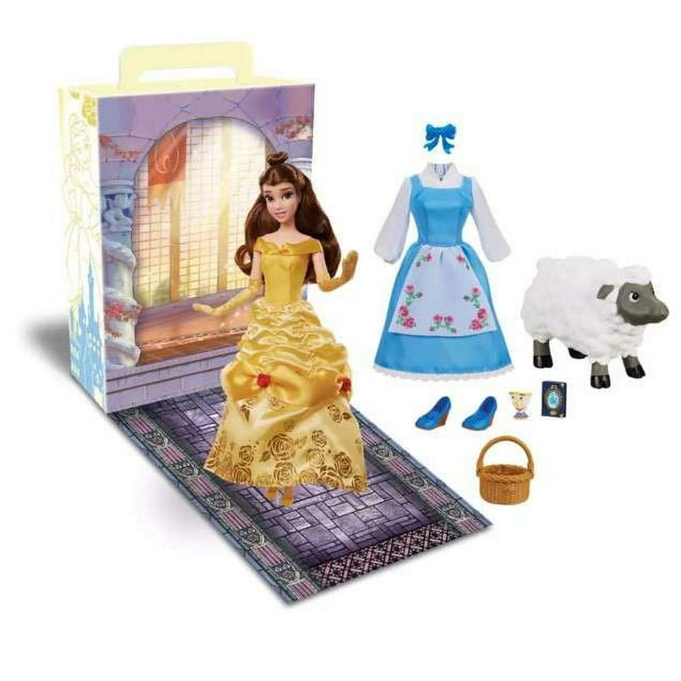 Beauty and the beast doll set hotsell