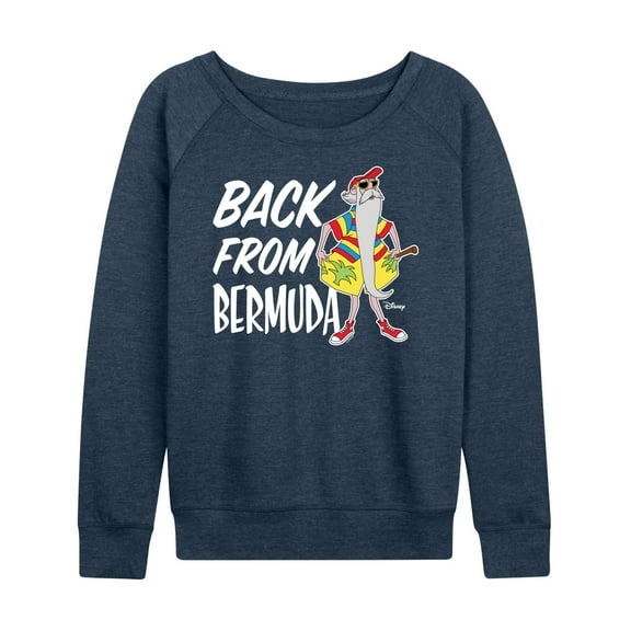 Disney - Straight Outta Bermuda - Women's Lightweight French Terry Long Sleeve Shirt