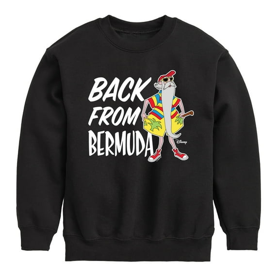 Disney - Straight Outta Bermuda - Youth Crewneck Fleece Sweatshirt