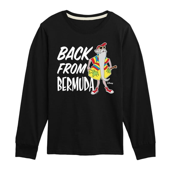 Disney - Straight Outta Bermuda - Youth Long Sleeve Graphic T-Shirt