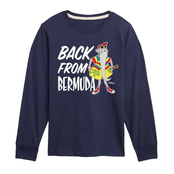 Disney - Straight Outta Bermuda - Youth Long Sleeve Graphic T-Shirt