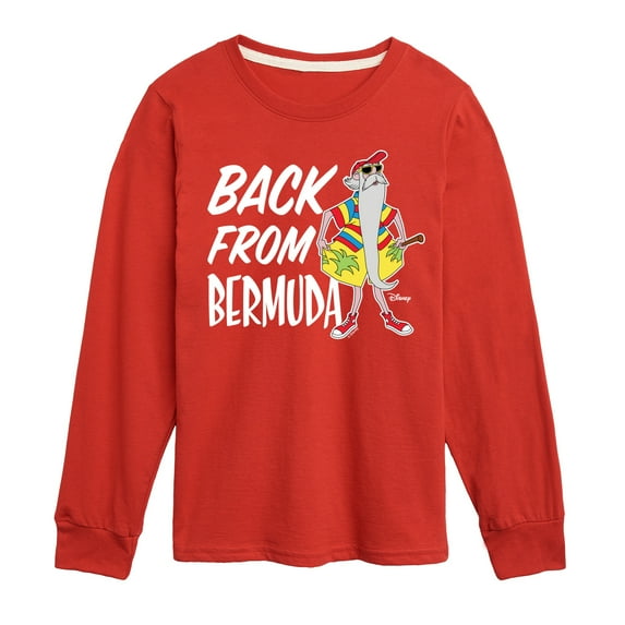 Disney - Straight Outta Bermuda - Youth Long Sleeve Graphic T-Shirt