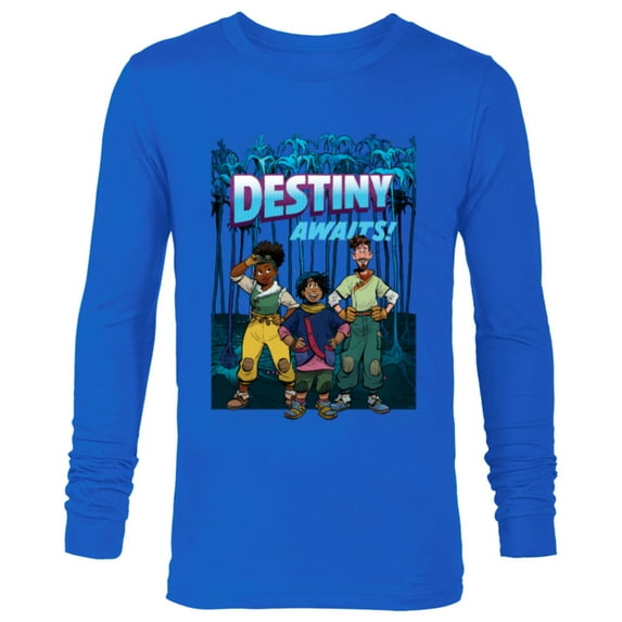 Disney Strange World Destiny Awaits - Long Sleeve T-Shirt for Men - Customized-Navy