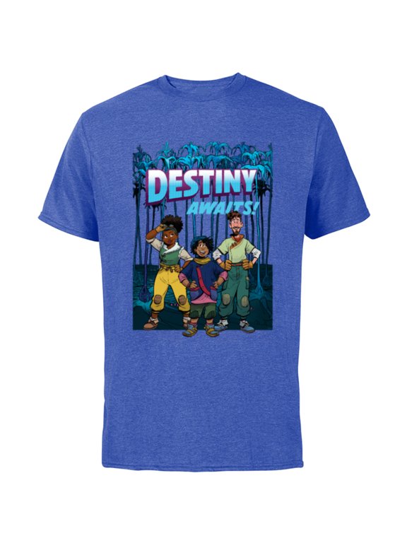Strange World Destiny Awaits - Short Sleeve Cotton T-Shirt for Adults - Customized-Royal Heather