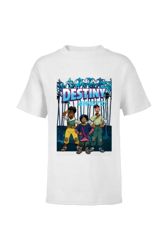 Strange World Destiny Awaits - Short Sleeve T-Shirt for Kids - Customized-White