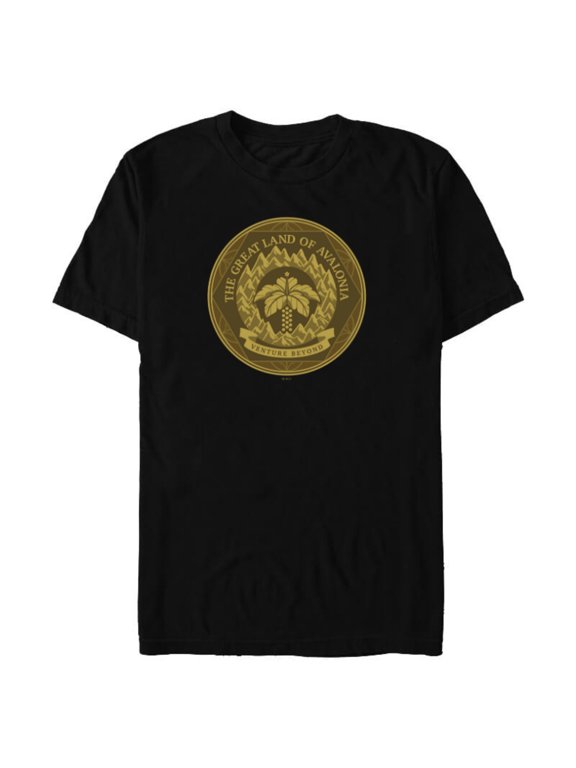 Strange World Great Land of Avalonia Venture Beyond - Short Sleeve Blended T-Shirt for Adults - Customized-Black