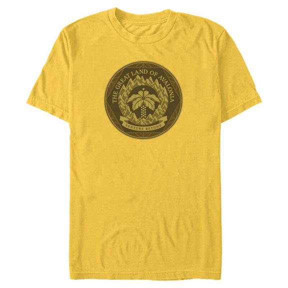 Disney Strange World Great Land of Avalonia Venture Beyond - Short Sleeve Blended T-Shirt for Adults - Customized-Yellow