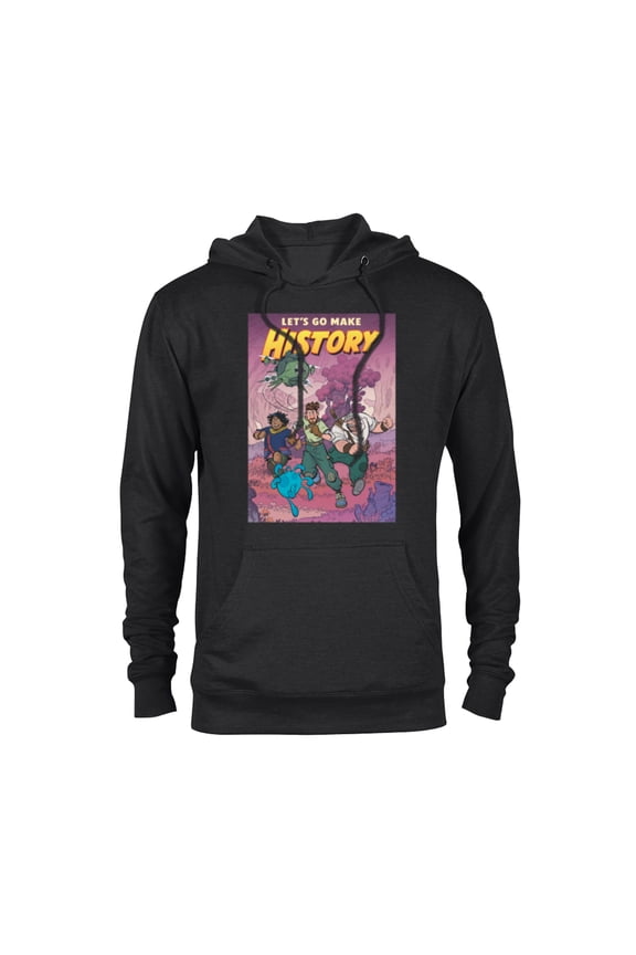Strange World Let’s Go Make History - Pullover Hoodie for Adults - Customized-Black