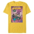 thumbnail image 1 of Disney Strange World Let’s Go Make History - Short Sleeve Blended T-Shirt for Adults - Customized-Yellow, 1 of 5