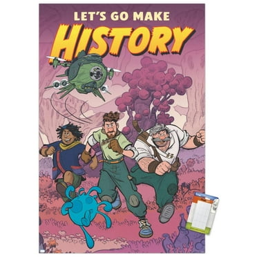 Disney Strange World - Let's Go Make History Wall Poster, 14.725" x 22.375"