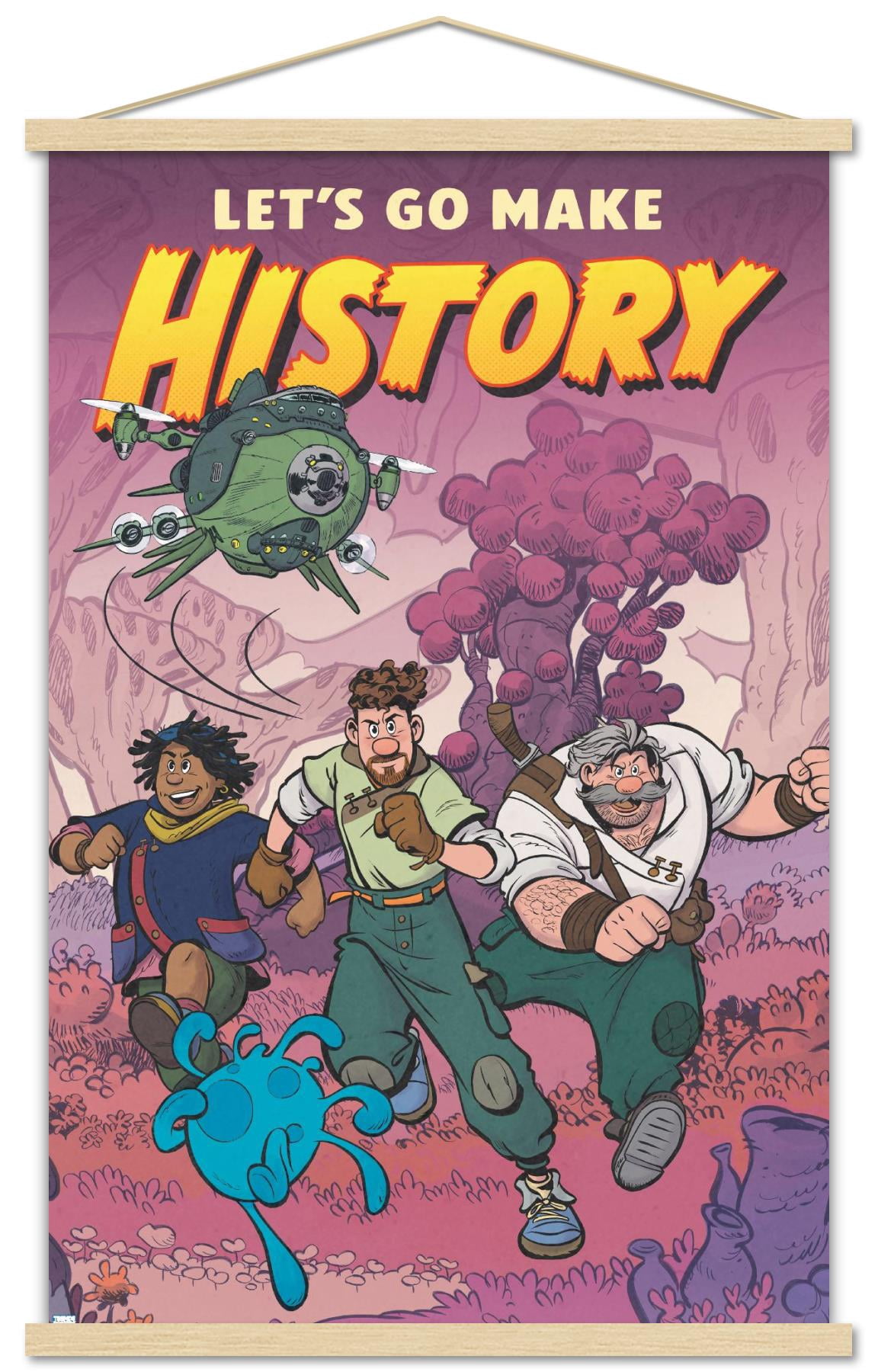 Disney Strange World - Let's Go Make History Wall Poster with Magnetic Frame, 22.375" x 34"