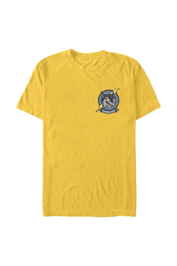 Strange World Lightning Lynxes Icon - Short Sleeve Blended T-Shirt for Adults - Customized-Yellow