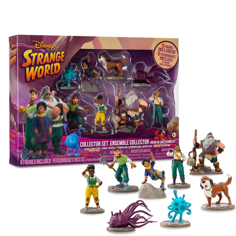 Disney Strange World Mini Figures Multipack, Includes 8 Figures