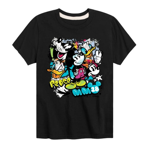 Disney - Street Art - Toddler & Youth Short Sleeve Graphic T-Shirt