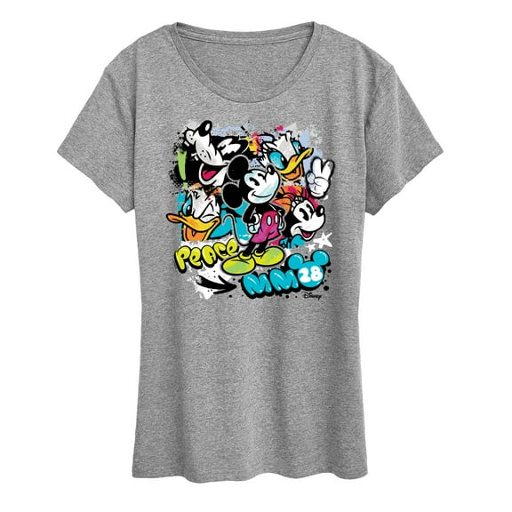 Disney - Street Art - Women's Short Sleeve Graphic T-Shirt