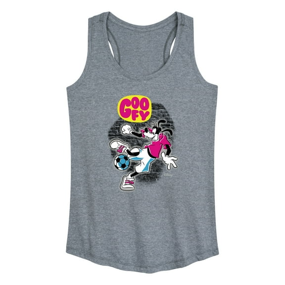Disney - Street Soccer Goofy - Women's Racerback Tank Top