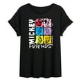 thumbnail image 1 of Disney - Streetwear Group Shot - Women's Oversized T-Shirt, 1 of 5