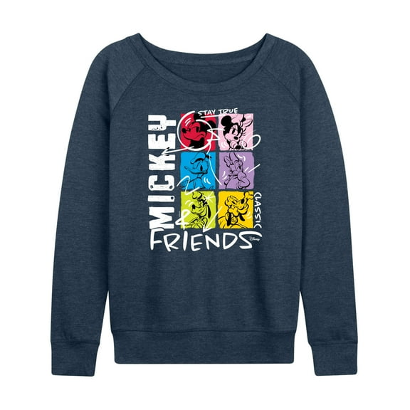 Disney - Streetwear Group Shot - Women's Lightweight French Terry Long Sleeve Shirt