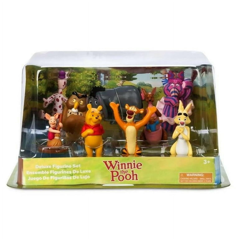 Disney Winnie the Pooh Deluxe Play Toy Figure Set with Tigger and