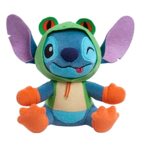 Disney Stitch Goes Wild Small Plush Stuffed Animal - Stitch Frog, Wild Details, Kids Ages 2+