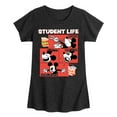thumbnail image 1 of Disney - Student Life - Toddler & Youth Girls Short Sleeve Graphic T-Shirt, 1 of 5