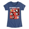thumbnail image 1 of Disney - Student Life - Toddler & Youth Girls Short Sleeve Graphic T-Shirt, 1 of 5