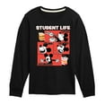 thumbnail image 1 of Disney - Student Life - Toddler & Youth Long Sleeve Graphic T-Shirt, 1 of 5