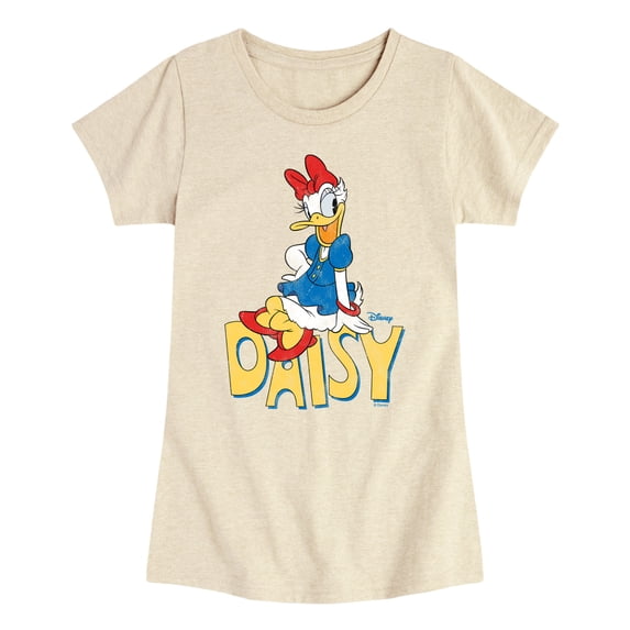Disney - Summer Daisy - Youth Girls Fitted Short Sleeve T-Shirt
