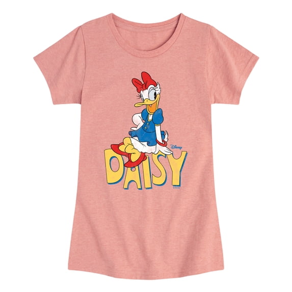 Disney - Summer Daisy - Youth Girls Fitted Short Sleeve T-Shirt