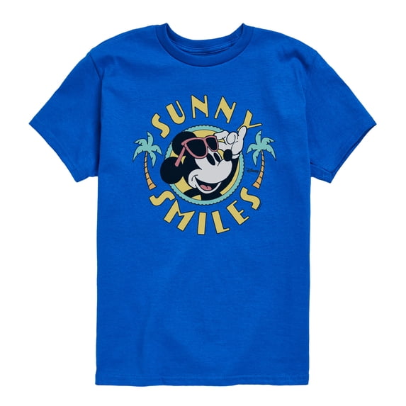 Disney - Sunny Smiles - Youth Boys Short Sleeve Graphic T-Shirt