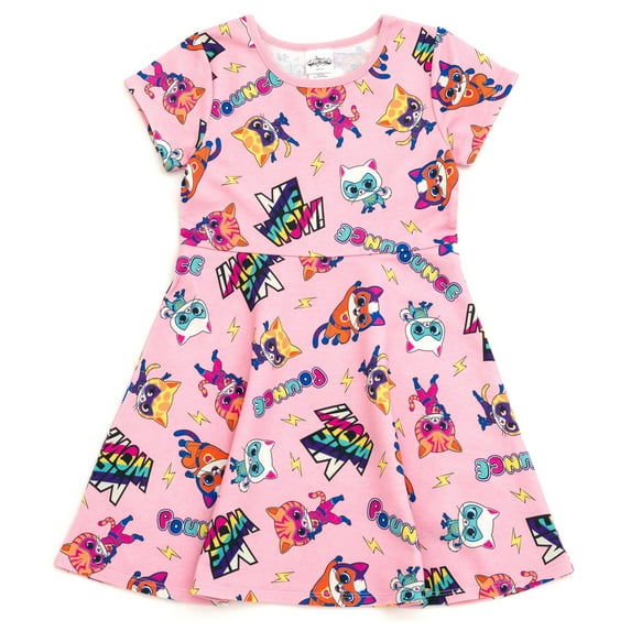 Disney Super Kitties French Terry Skater Dress Toddler to Little Kid
