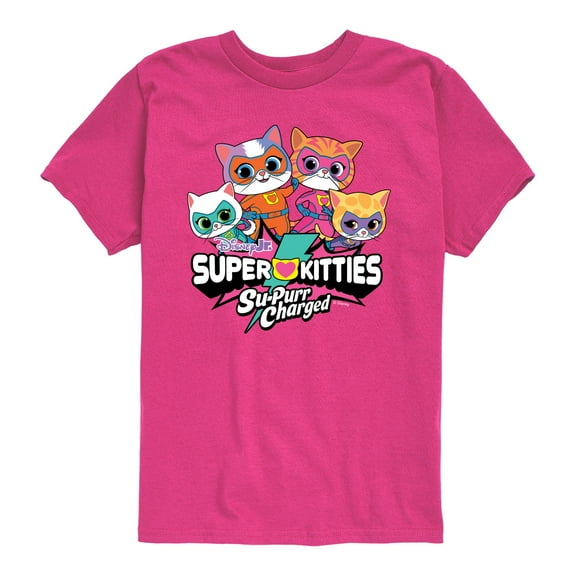 Disney - Super Kitties Group - Toddler and Youth Short Sleeve Graphic T-Shirt