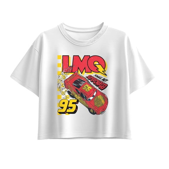 Disney - Supercharged Lmq - Youth Girl Short Sleeve Boxy Tee