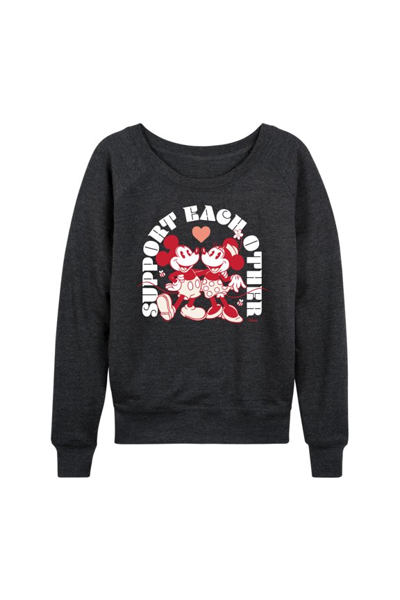 - Support Each Other - Women's Lightweight French Terry Long Sleeve Shirt