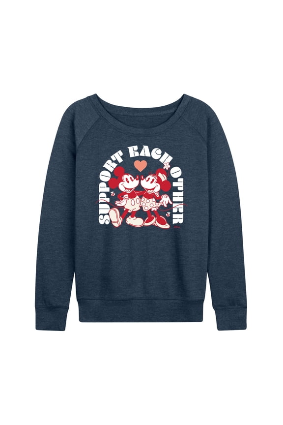 - Support Each Other - Women's Lightweight French Terry Long Sleeve Shirt