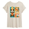 thumbnail image 1 of Disney - Surfer Beach Panels - Juniors Ideal T-Shirt, 1 of 5