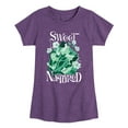 thumbnail image 1 of Disney - Sweet Natured  - Toddler & Youth Girls Short Sleeve Graphic T-Shirt, 1 of 4