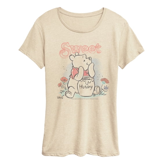 Disney - Sweet Pooh - Women's Short Sleeve Graphic T-Shirt