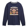 thumbnail image 1 of Disney - Mickey and Minnie Sweet Seasons Greetings Christmas - Toddler & Youth Long Sleeve Graphic T-Shirt, 1 of 5