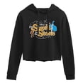 thumbnail image 1 of Disney - Sword In The Stone Character Group - Juniors Cropped Pullover Hoodie, 1 of 5