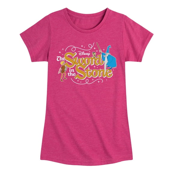 Disney - Sword In The Stone Character Group - Toddler & Youth Girls Short Sleeve Graphic T-Shirt