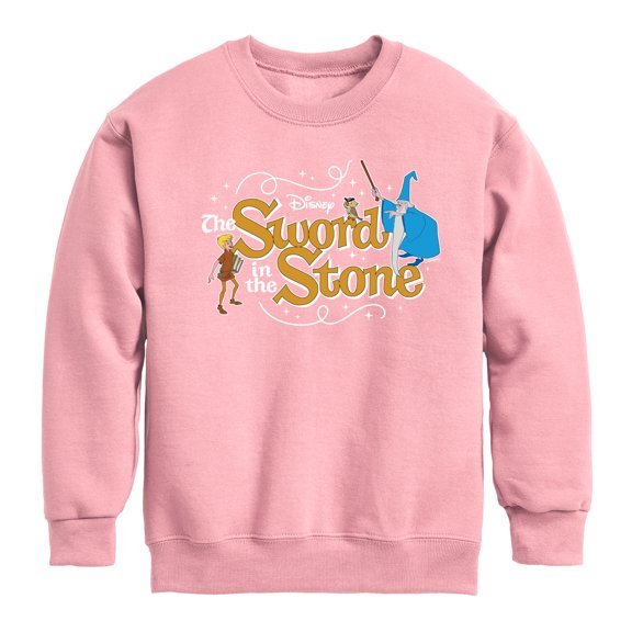 Disney - Sword In The Stone Character Group - Youth Crewneck Fleece Sweatshirt