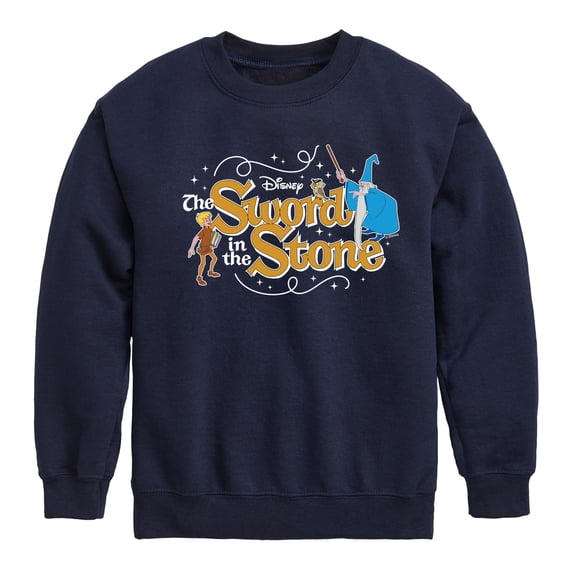 Disney - Sword In The Stone Character Group Graphic Long Sleeve Fleece Sweatshirt