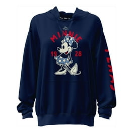 Disney Women's Cozy Chenille Pullover Hoodie with Stitch Graphic